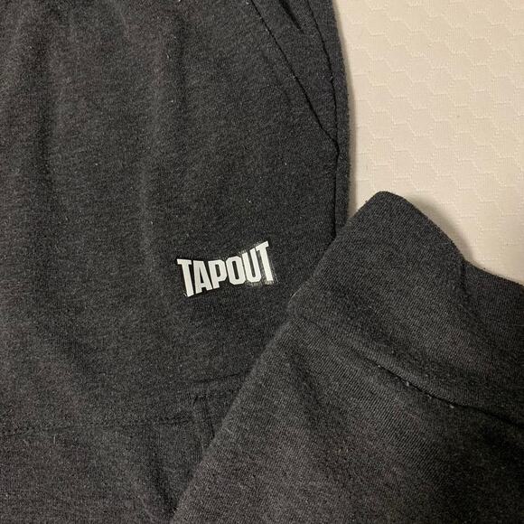 WWE Tapout Grey Sweatpants jogger style size large - Picture 3 of 5